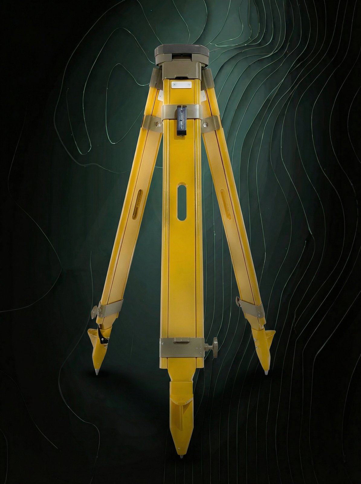 Tripode de Madera para Estacion Total